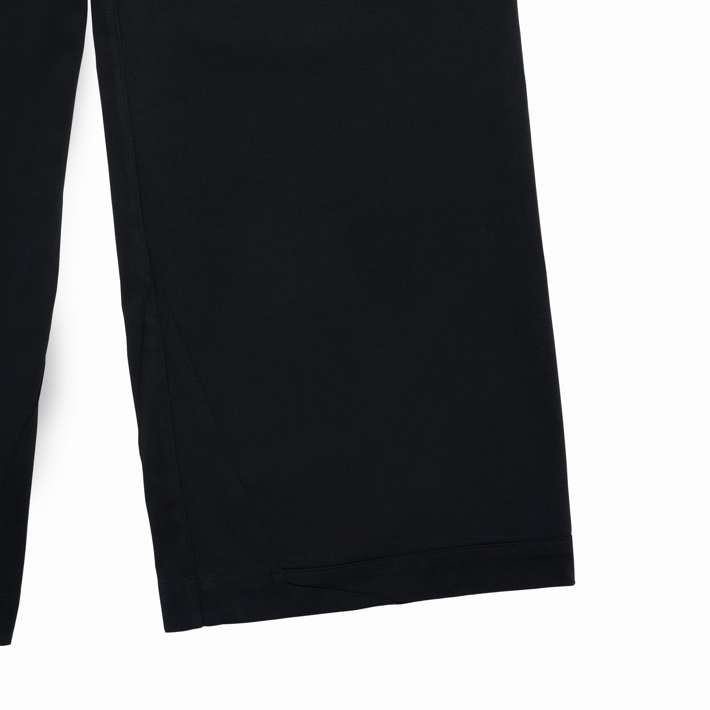2 in 1 Pleated Pants Black