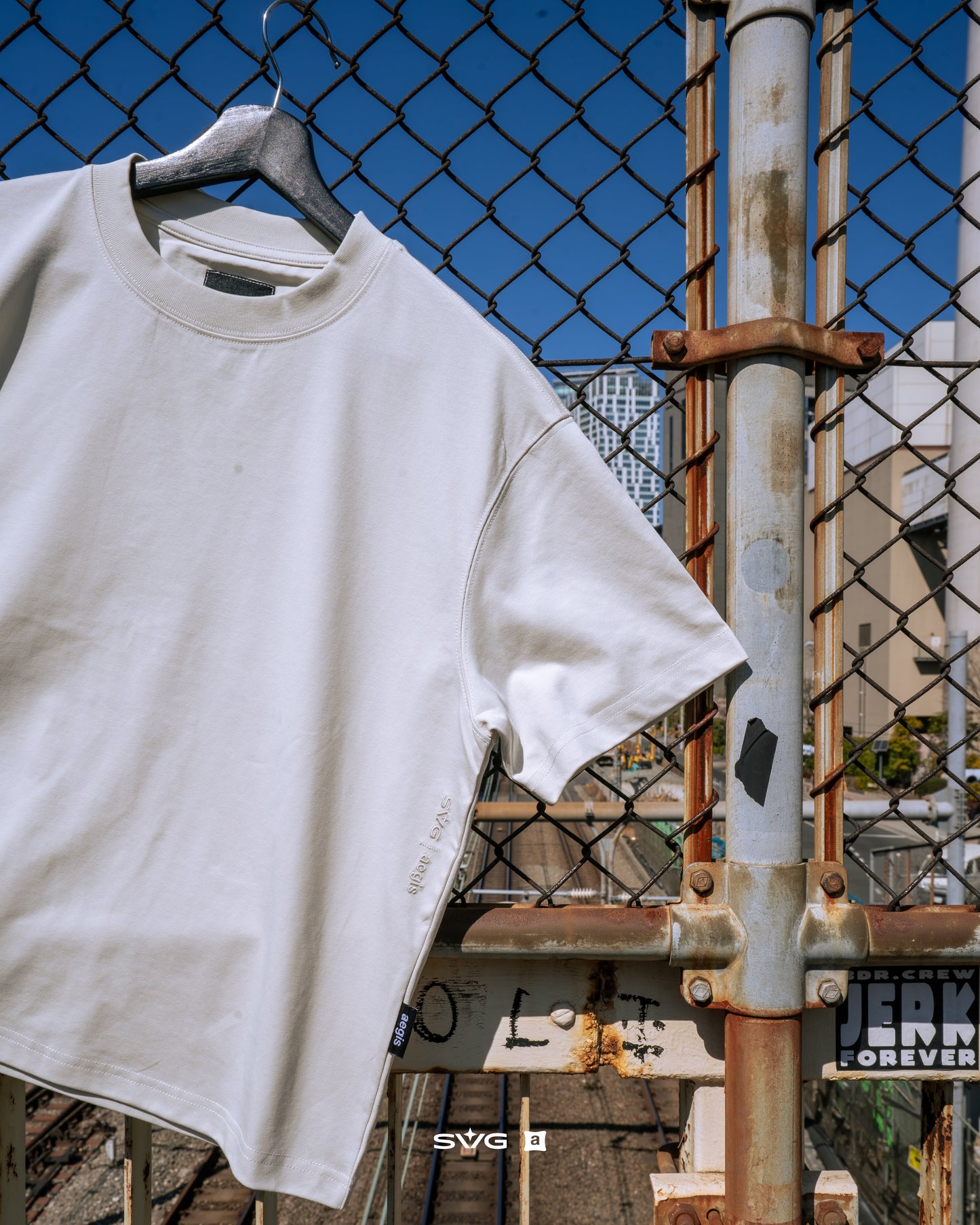 Céleste Beige Crop Tee