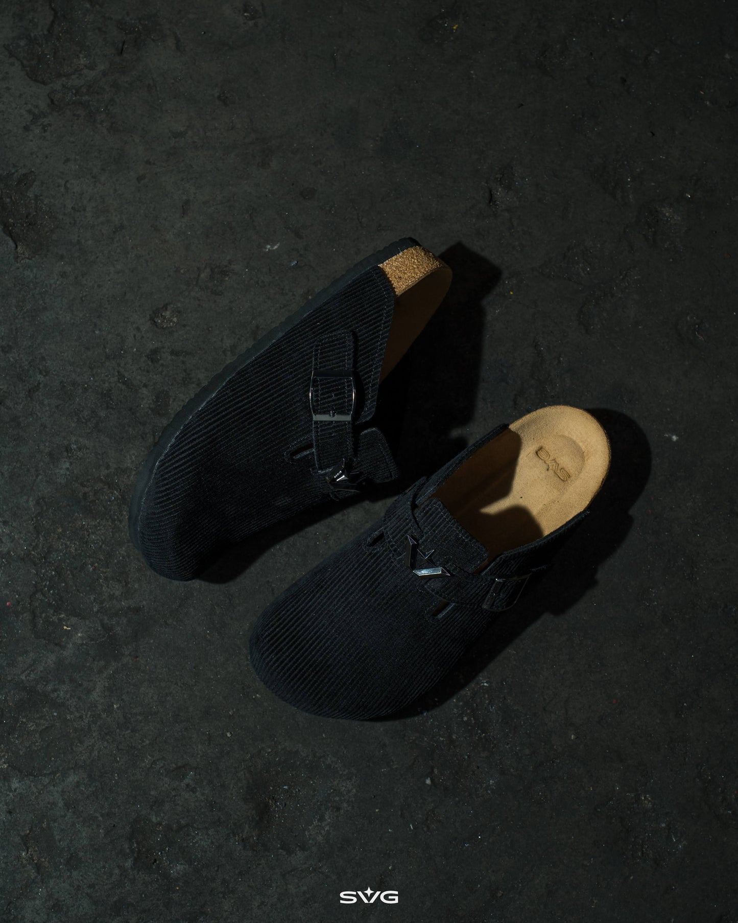 Cordouiré Black Slip-On