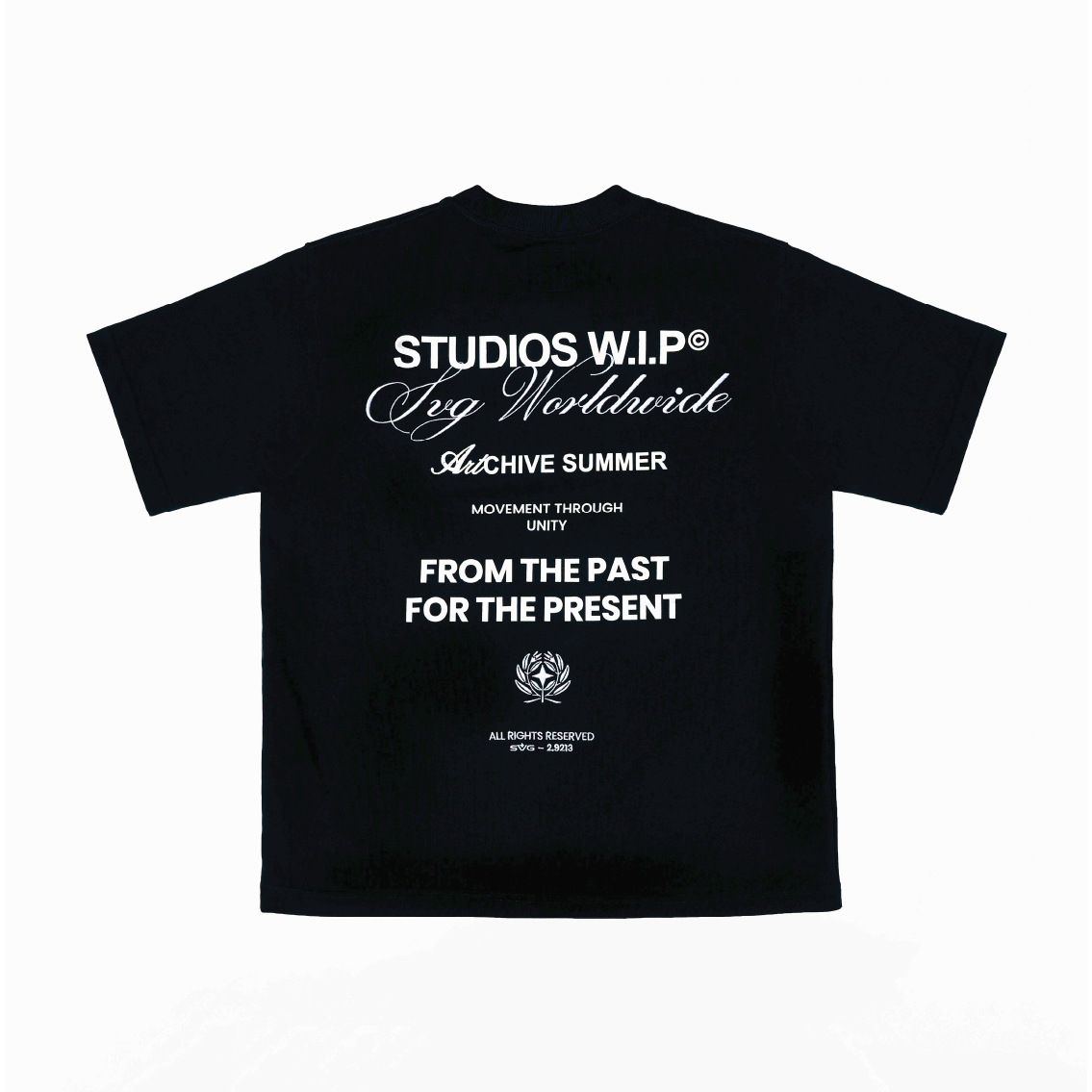 SS26 WIP TEE BLACK