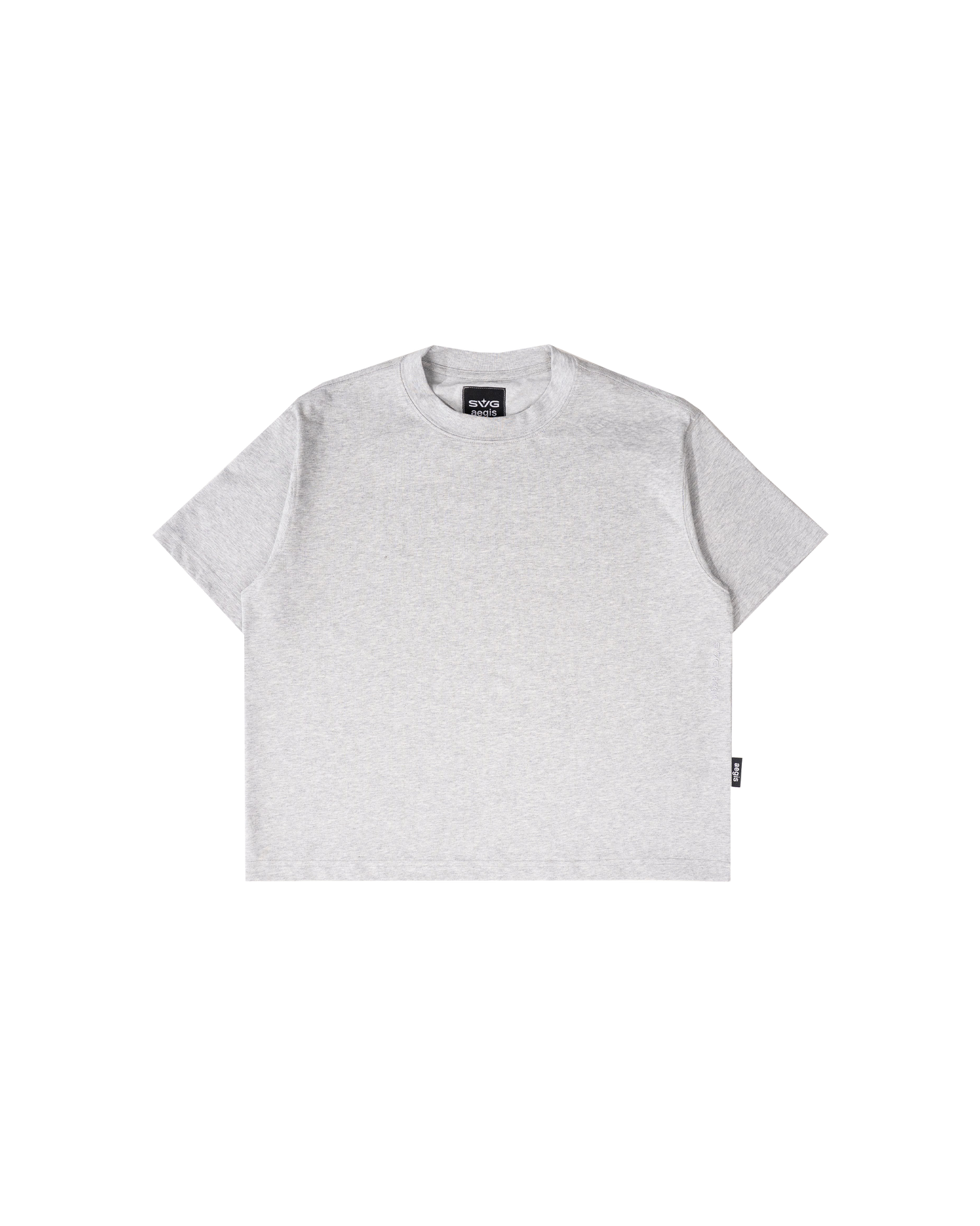 Céleste Light Grey Crop Tee