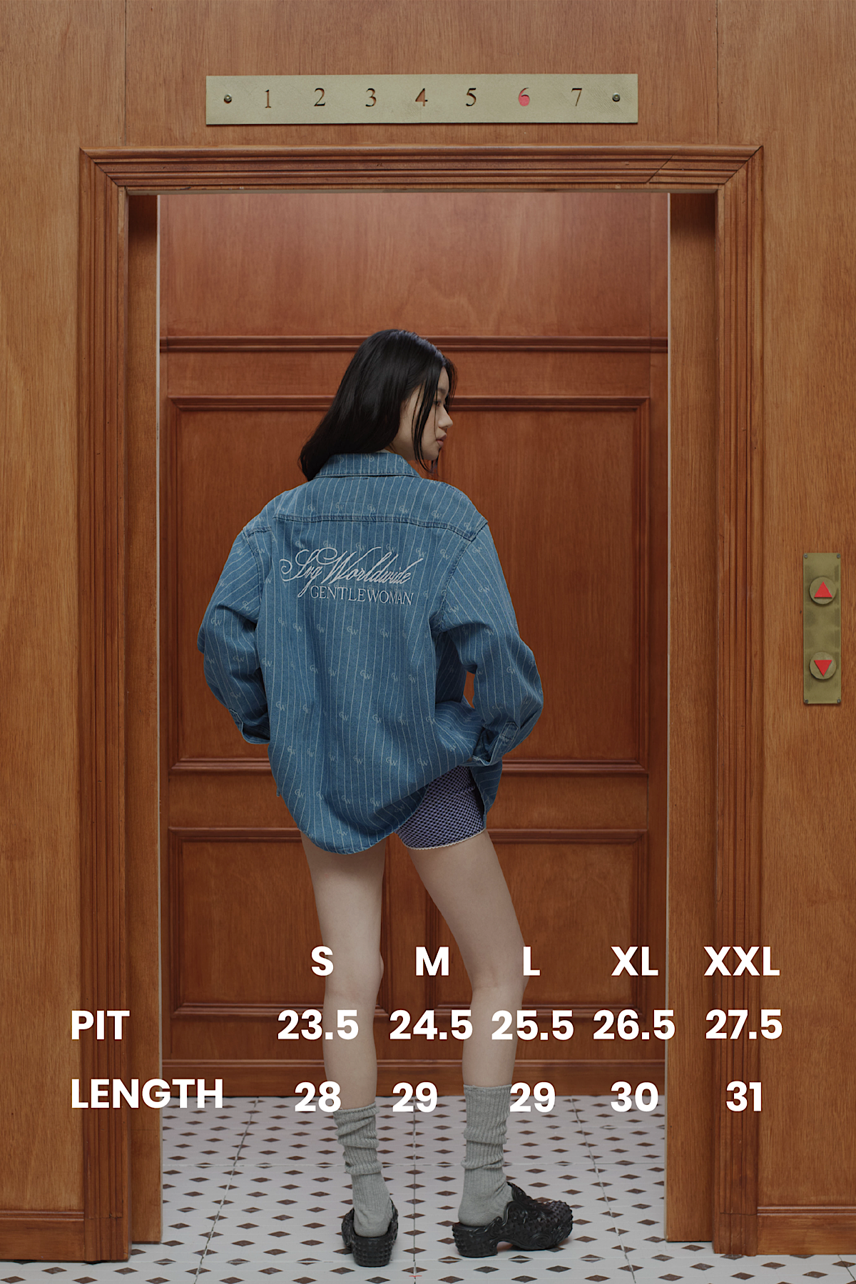 Denim Button Shirt Light Blue