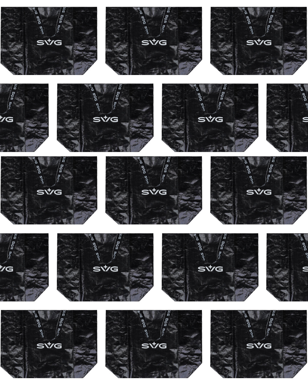 SVG Black Carrier Bag