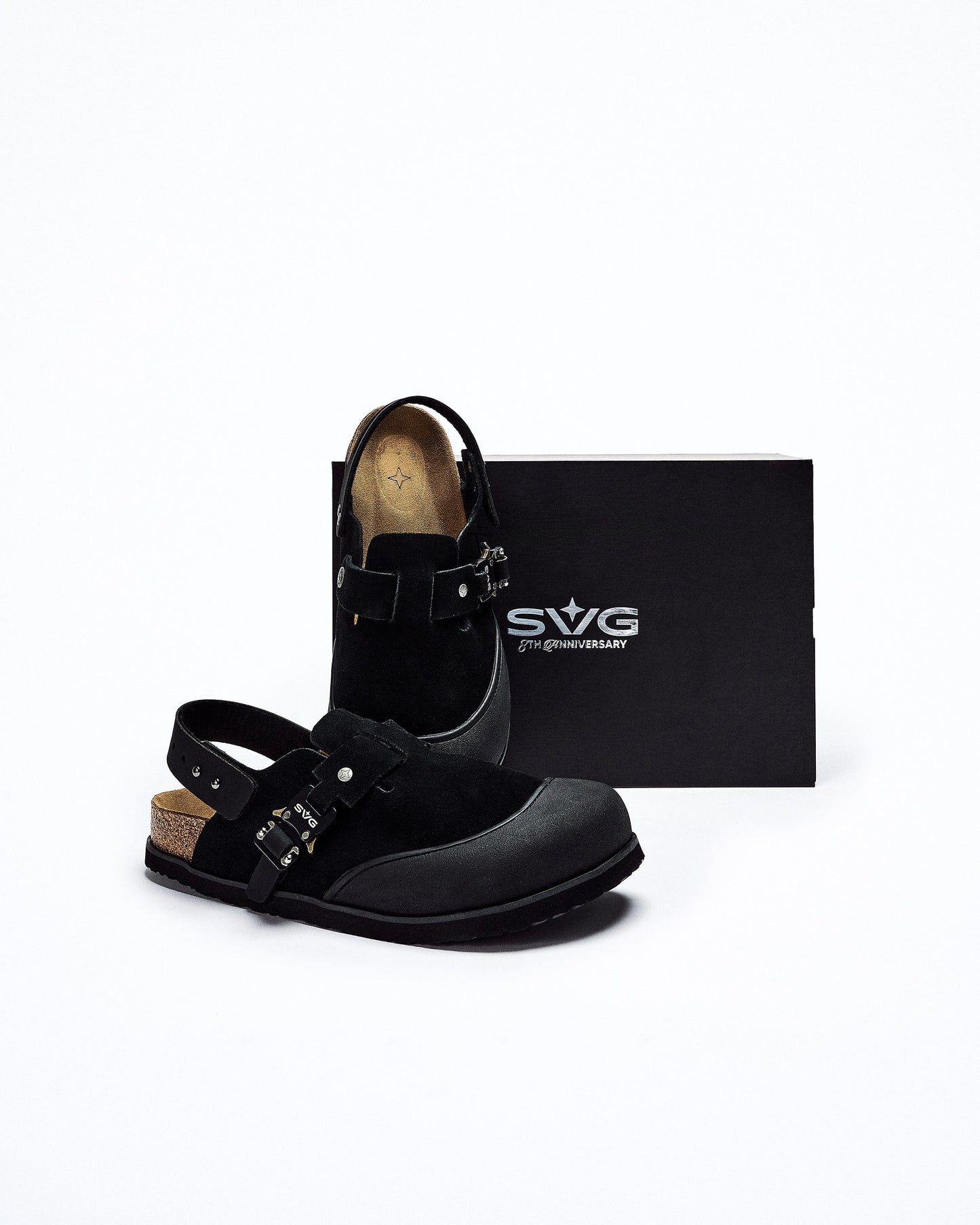 SUEDE LEATHER CLOG