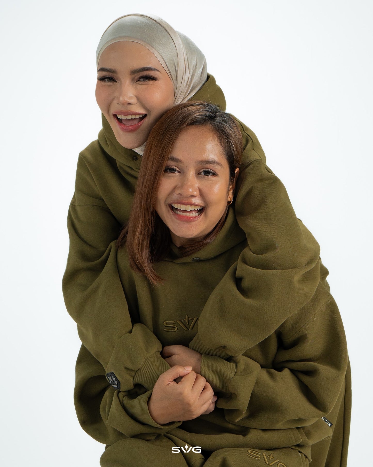 SWEATSUIT OLIVE GREEN SET