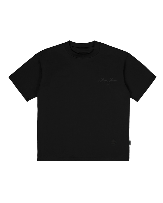 Spring Summer Black 25 Cursive Tee