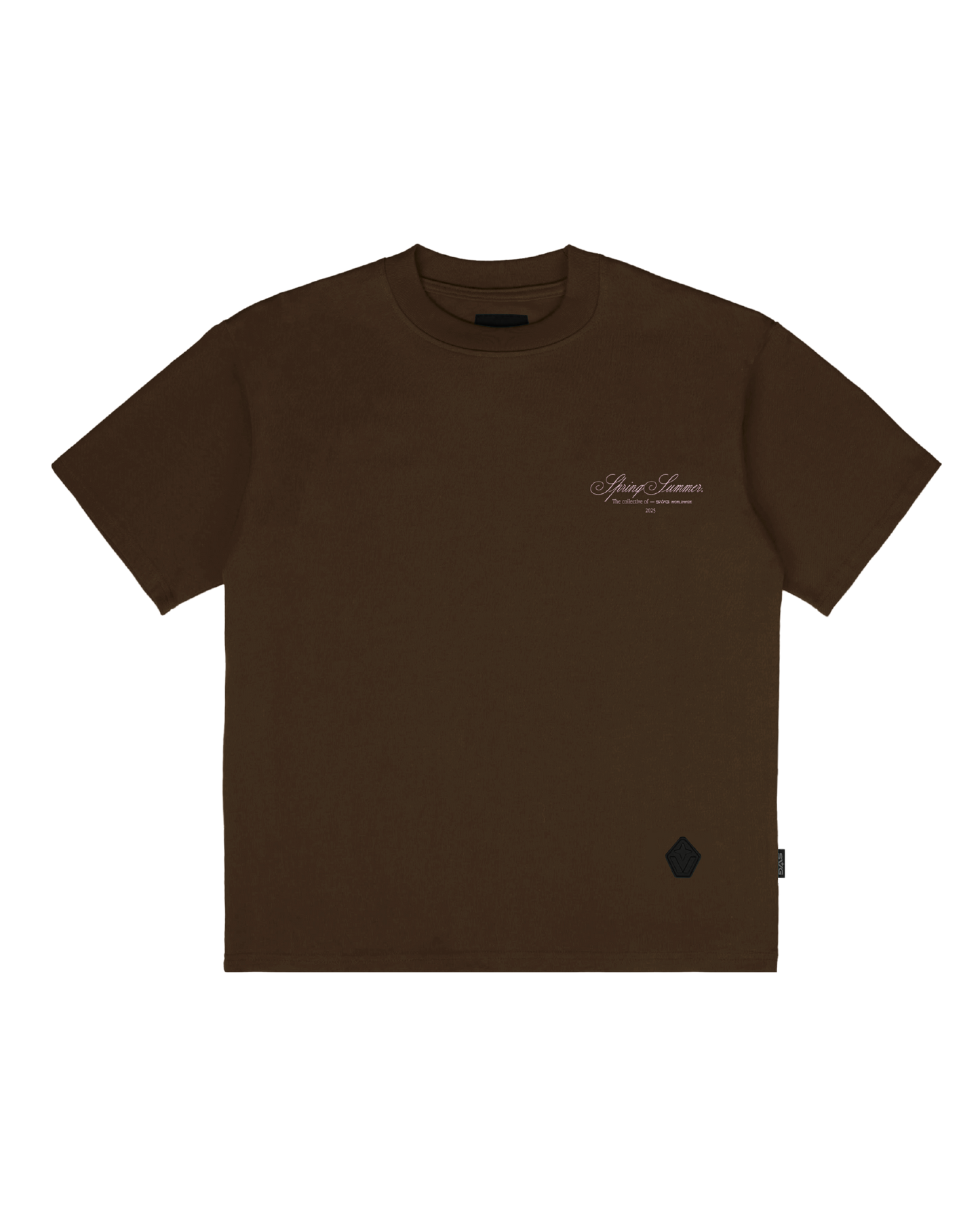Spring Summer Brown 25 Cursive Tee