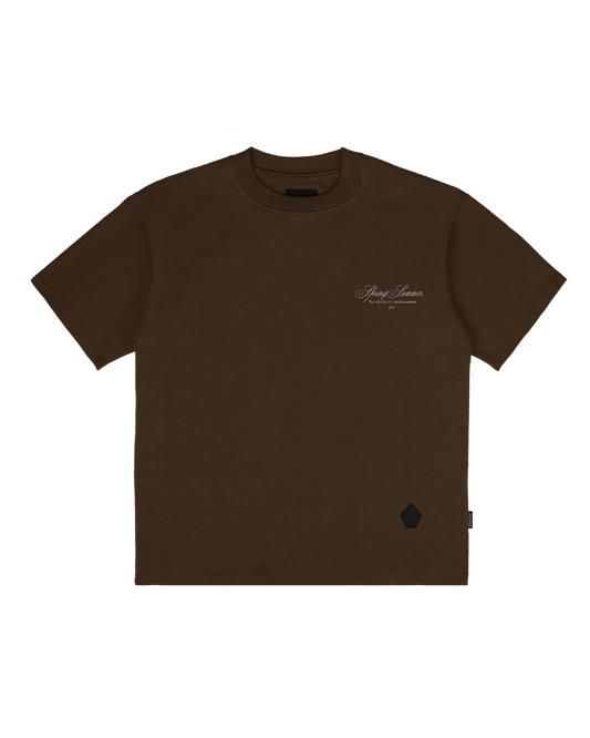 Spring Summer Brown 25 Cursive Tee