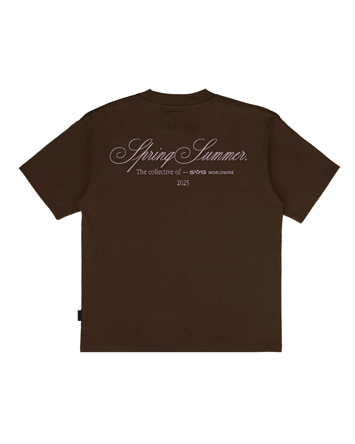 Spring Summer Brown 25 Cursive Tee