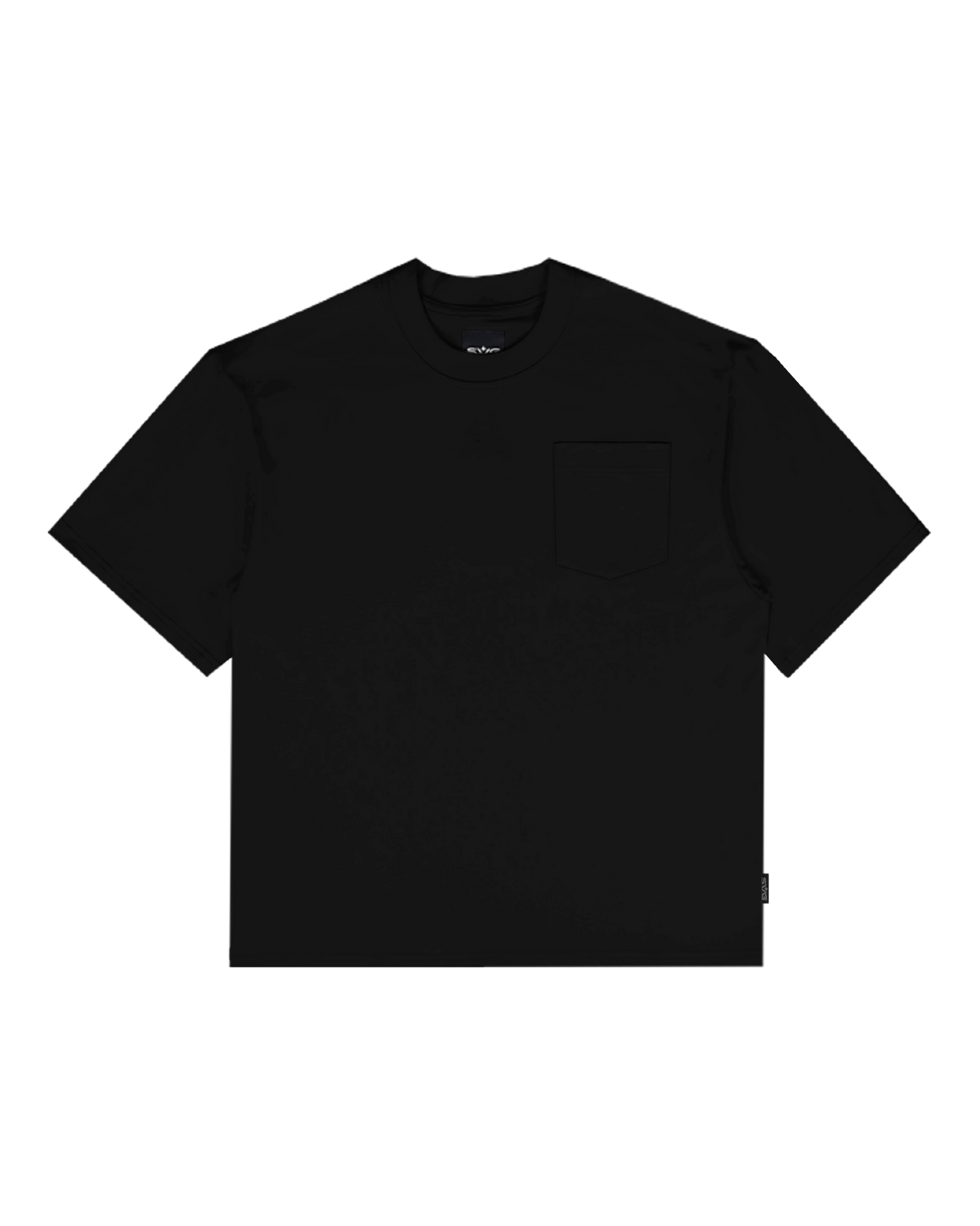 Harvest Pocket Black Tee