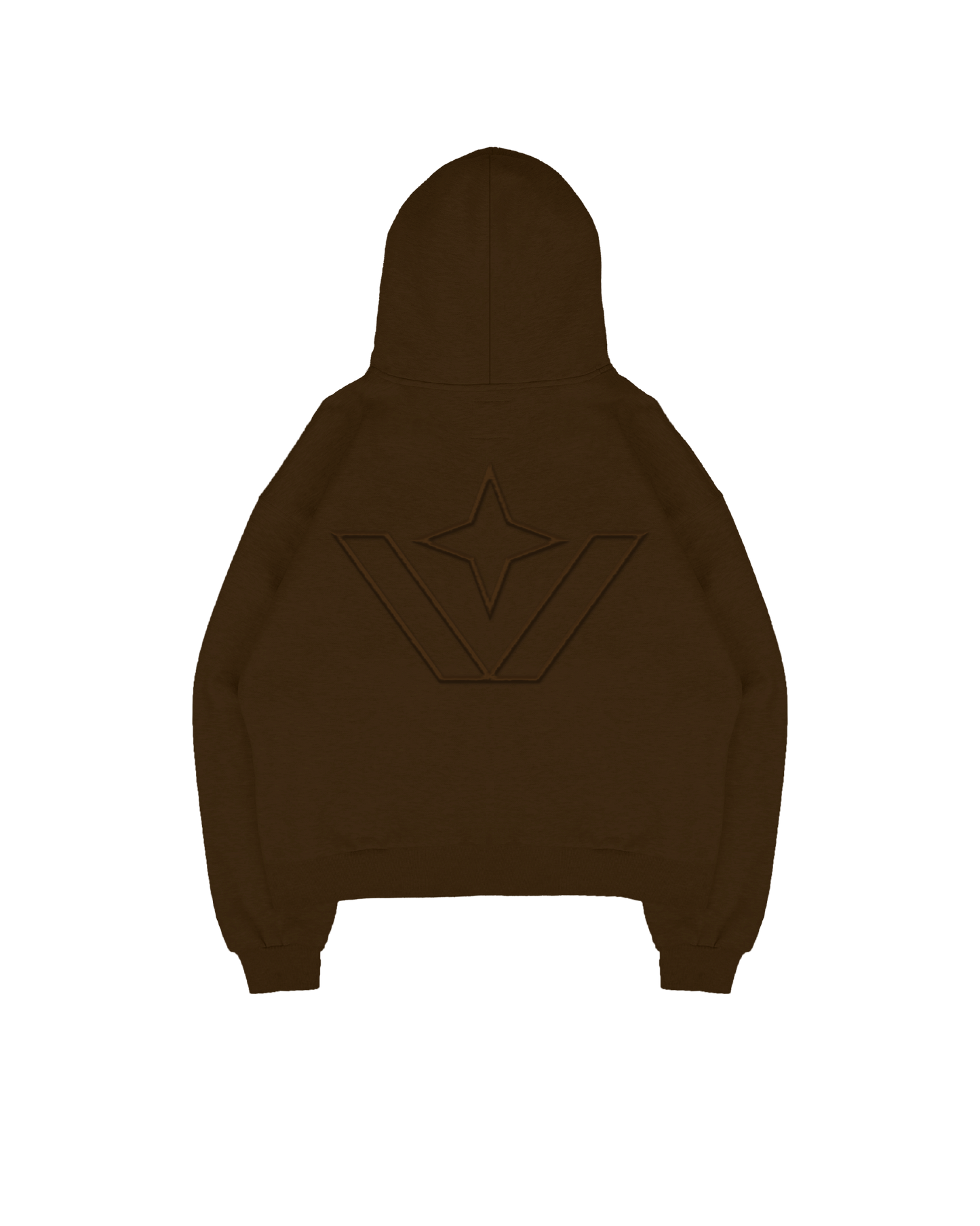 Zipped Brown Hoodie