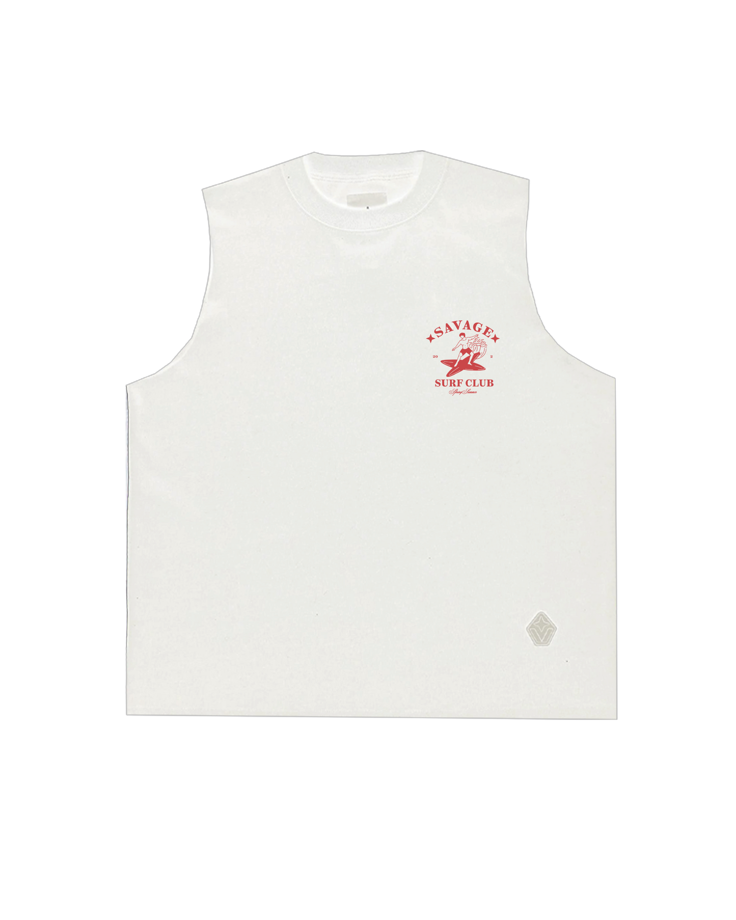 Surf Club White Sleeveless