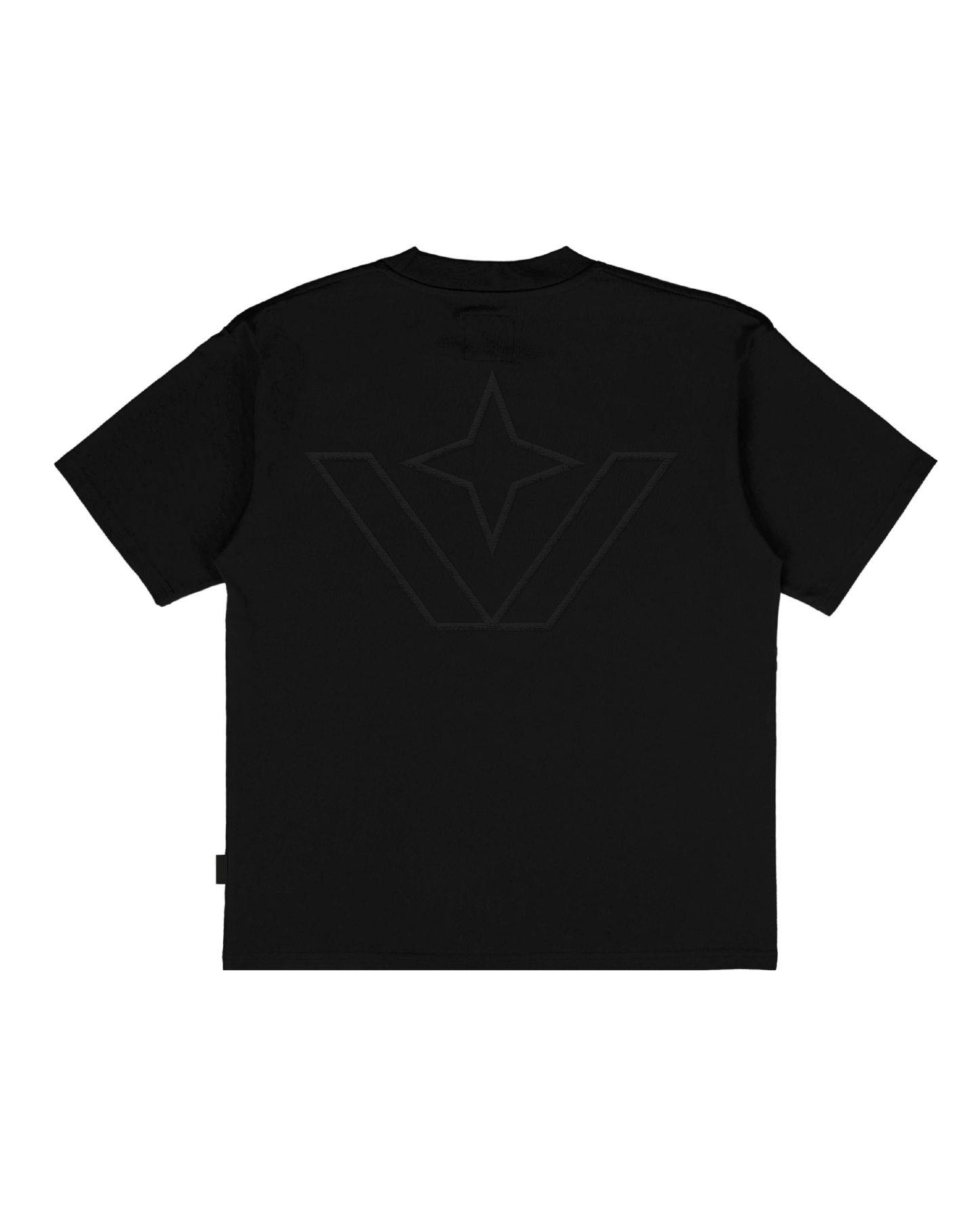 Embroidery Victory Black Tee