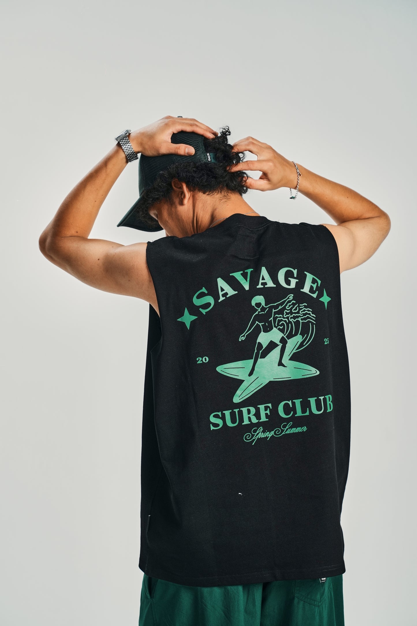 Surf Club Black Sleeveless
