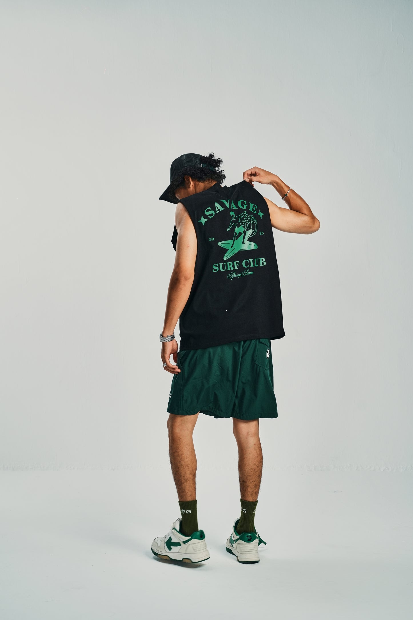 Surf Club Black Sleeveless