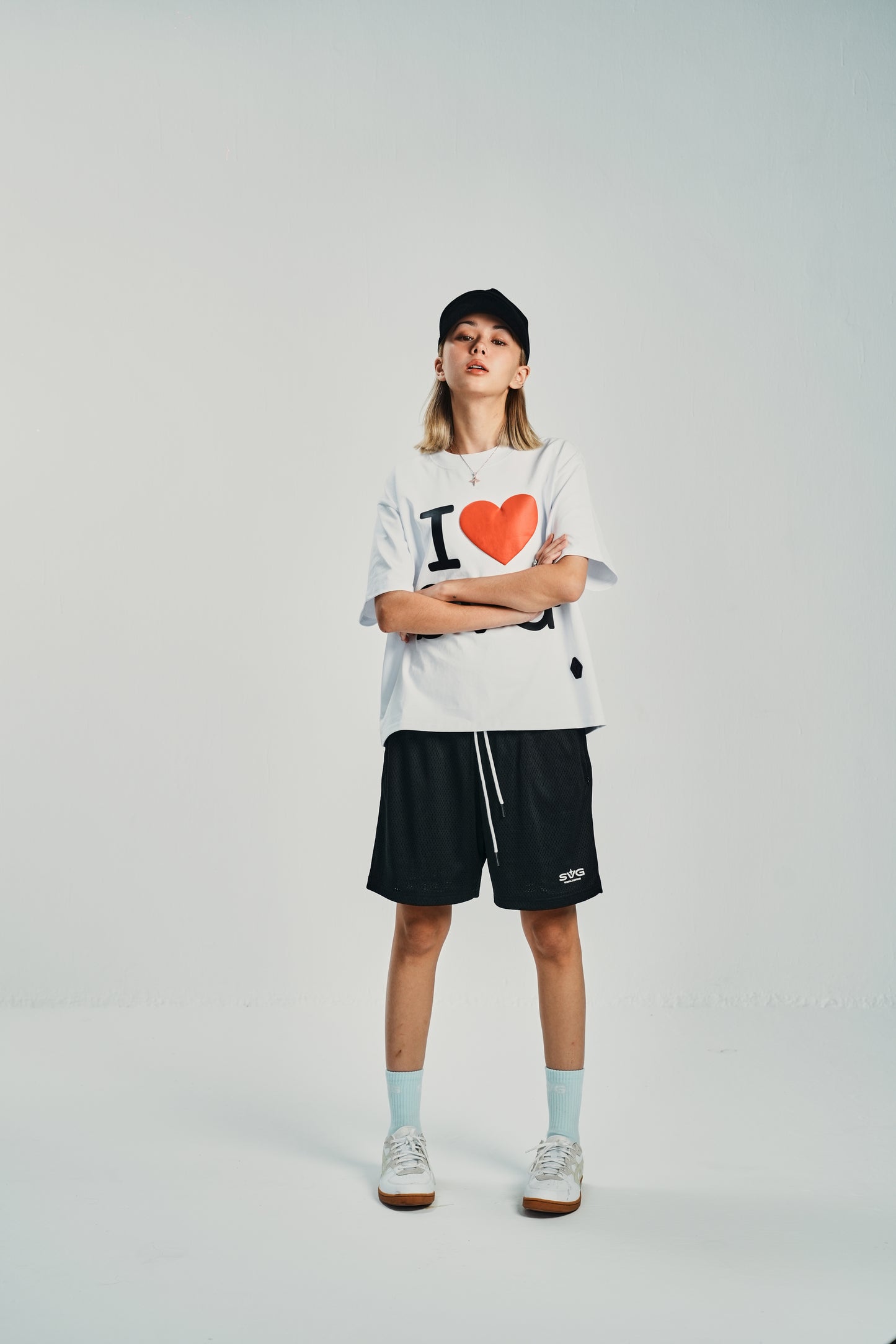 SVG Mesh Black Short