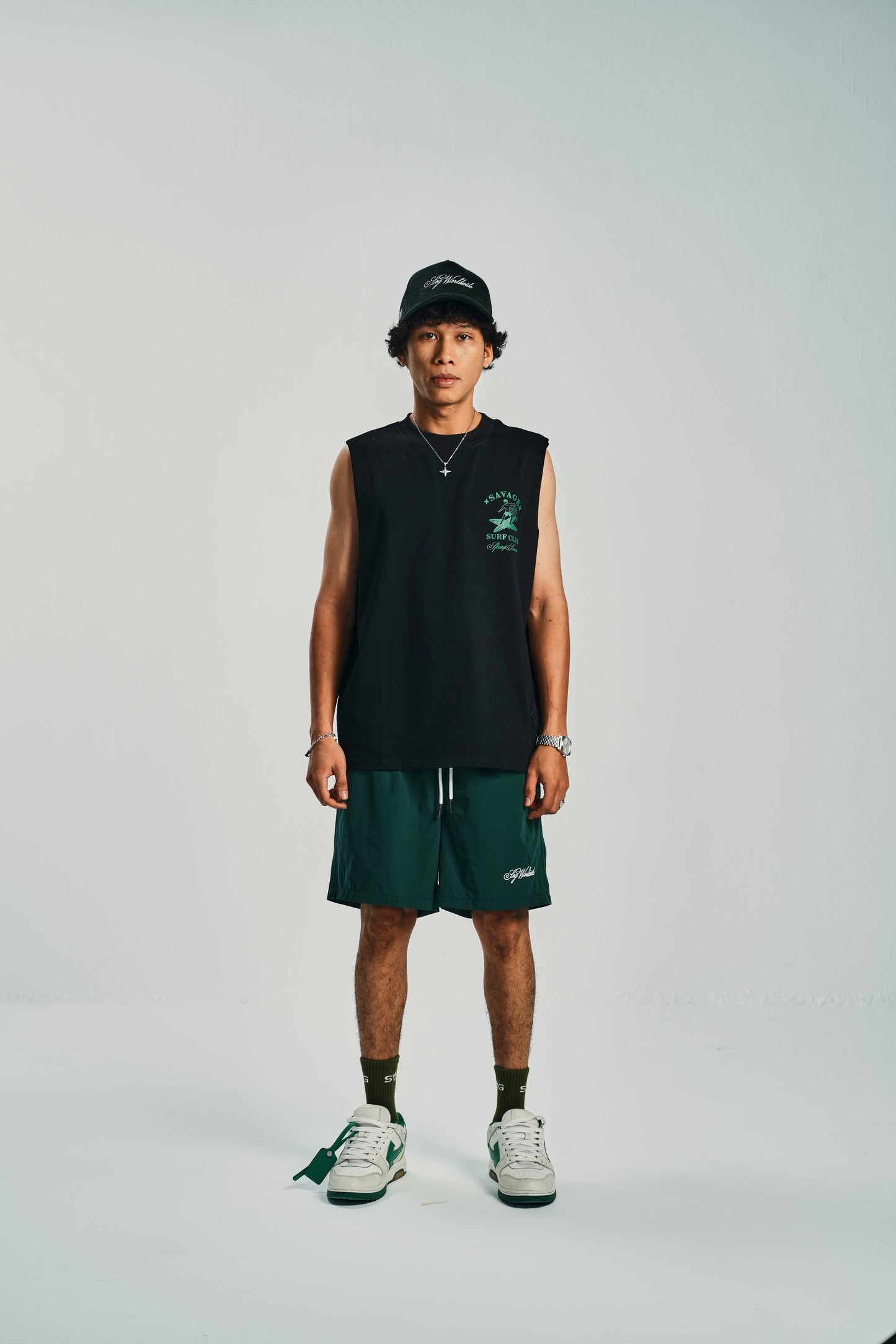 Surf Club Black Sleeveless