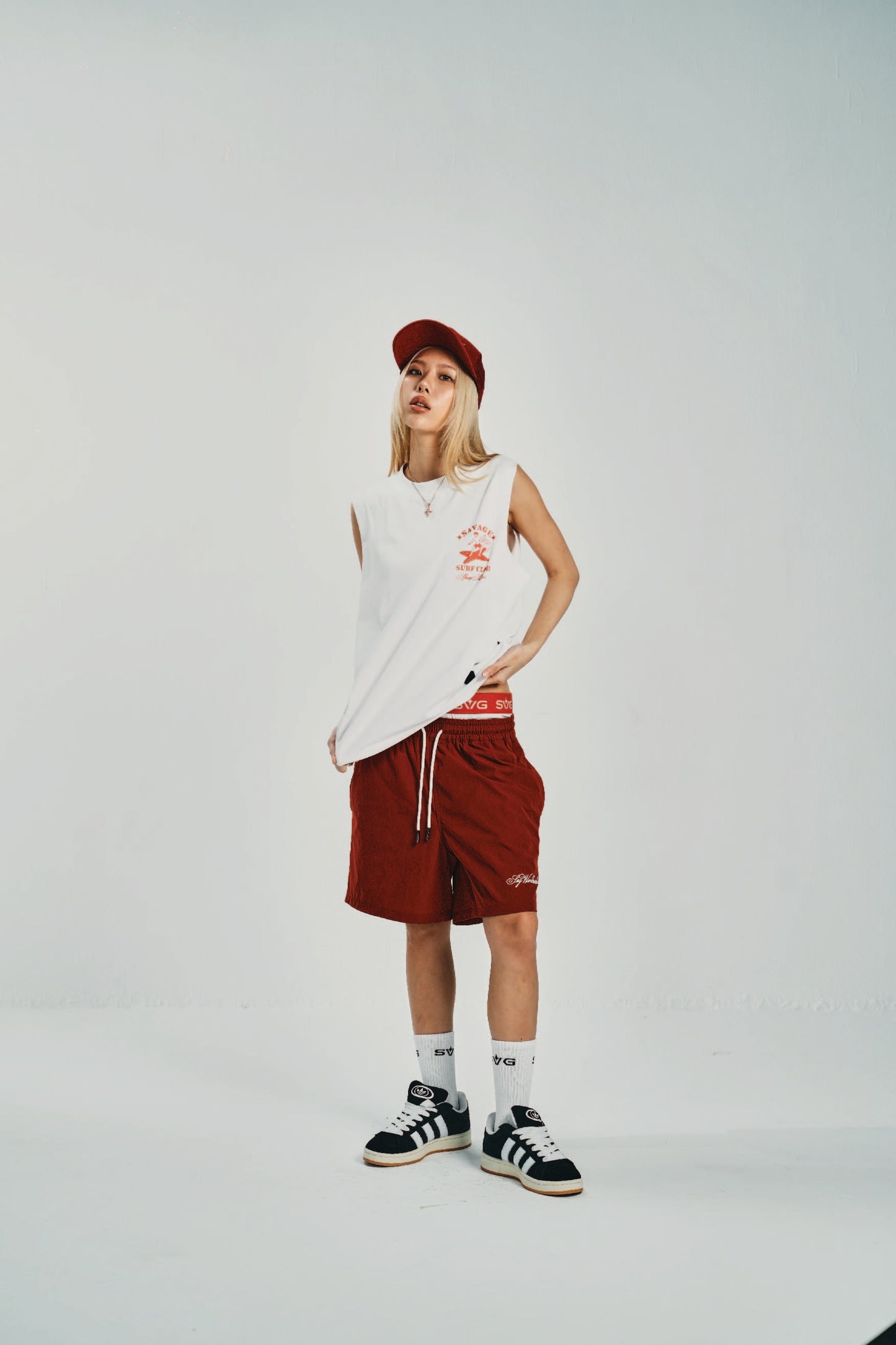 Surf Club White Sleeveless