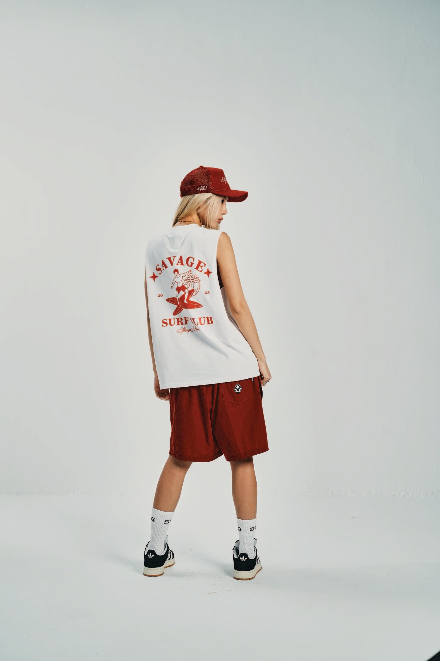 Surf Club White Sleeveless