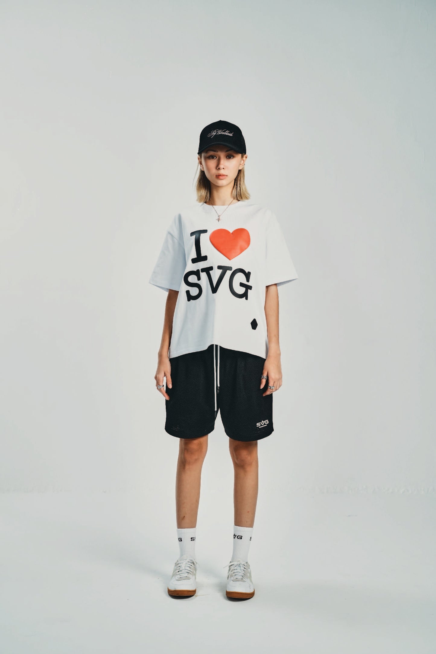 I Love SVG White Tee