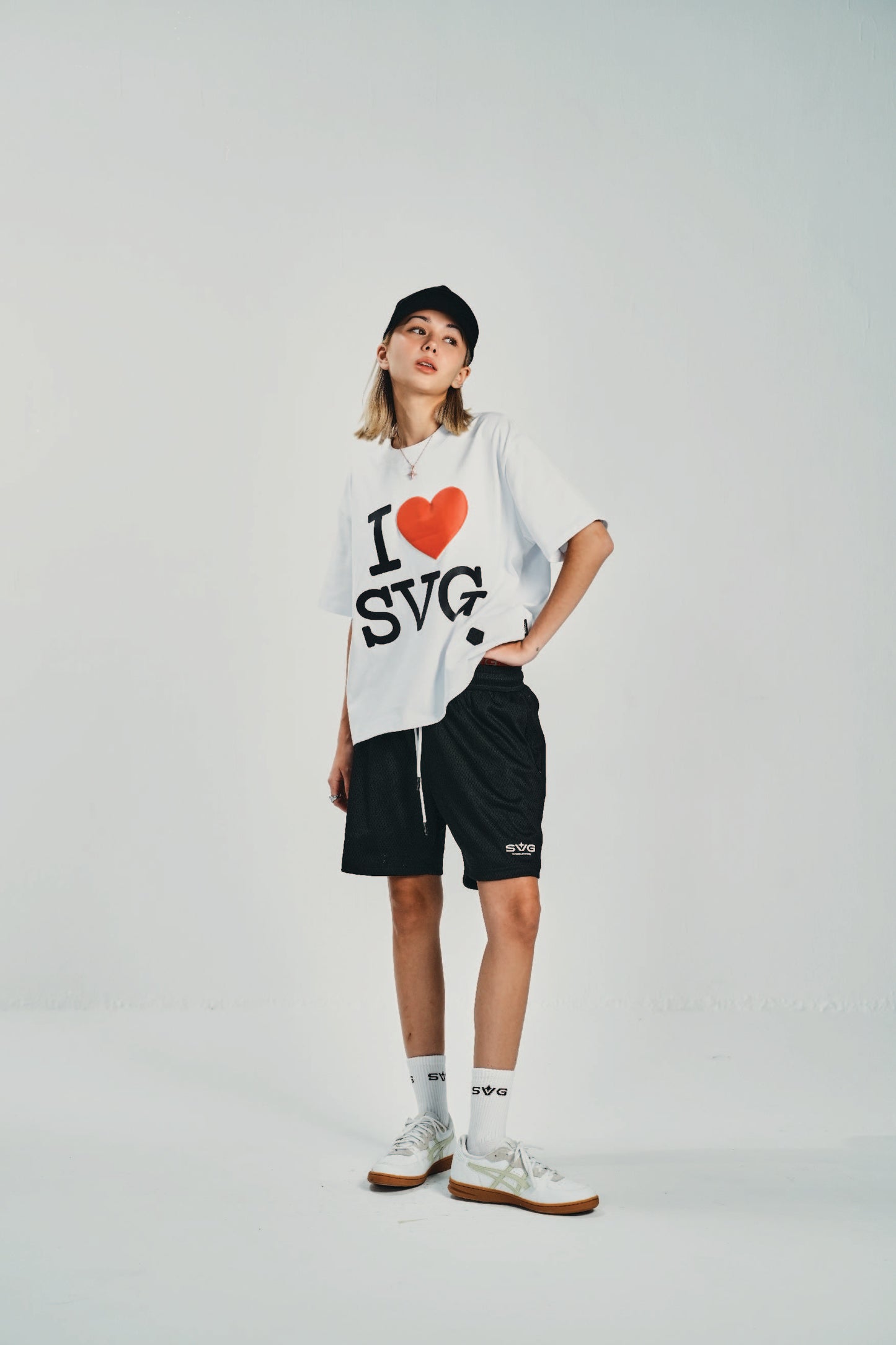 I Love SVG White Tee