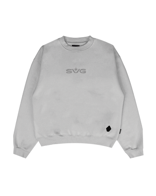 Victory Embroidery Grey Crewneck