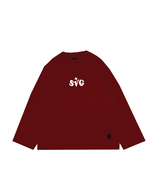 Need Money For SVG Maroon Longsleeve Tee