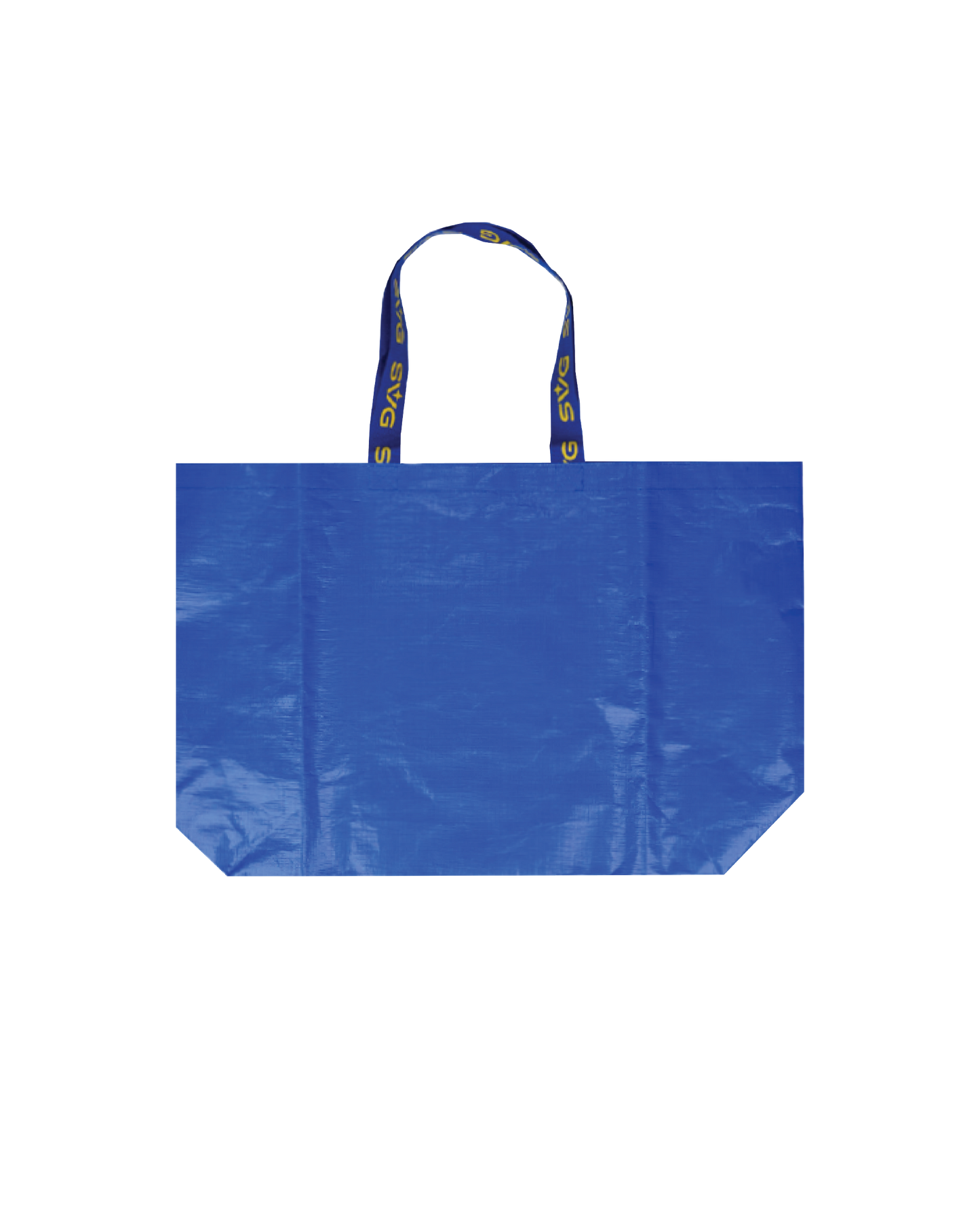SVG Blue Carrier Bag