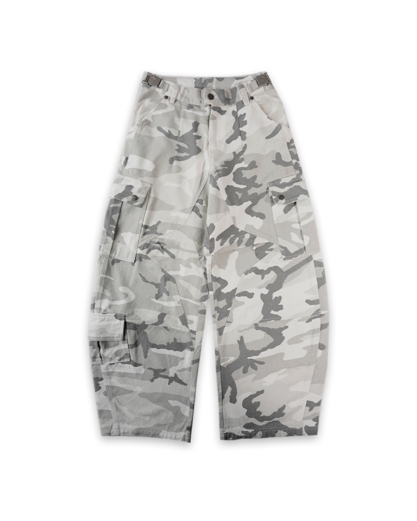 SVG Camo White Cargo Pants