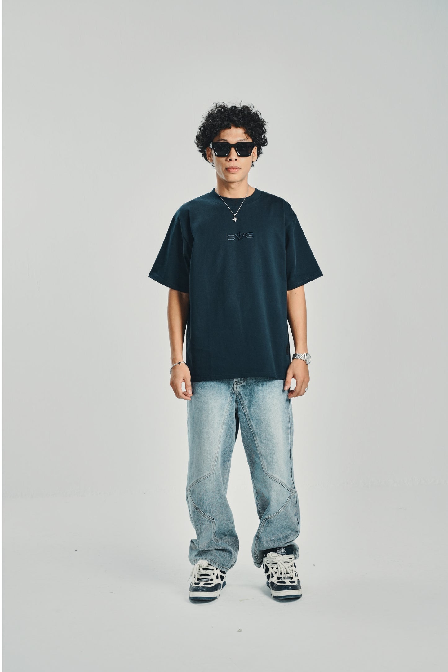 Embroidery Victory NavyBlue Tee