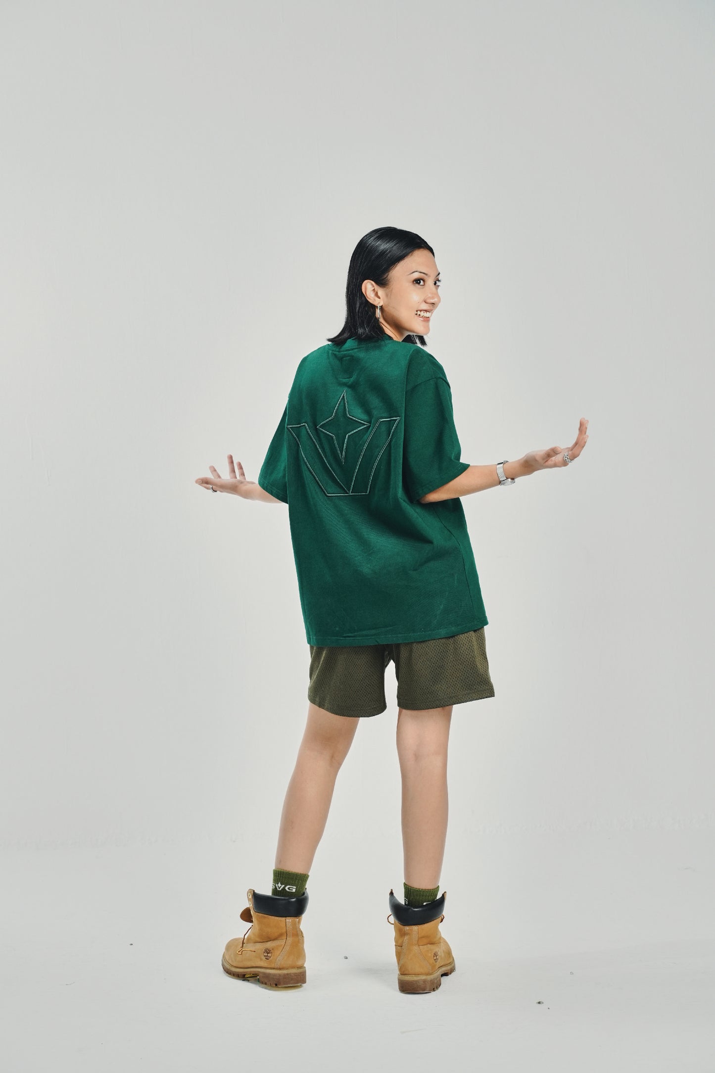 SVG Mesh Green Short
