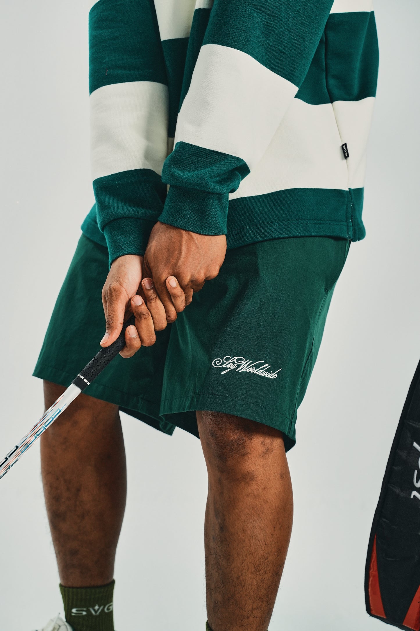 Cursive Green Short
