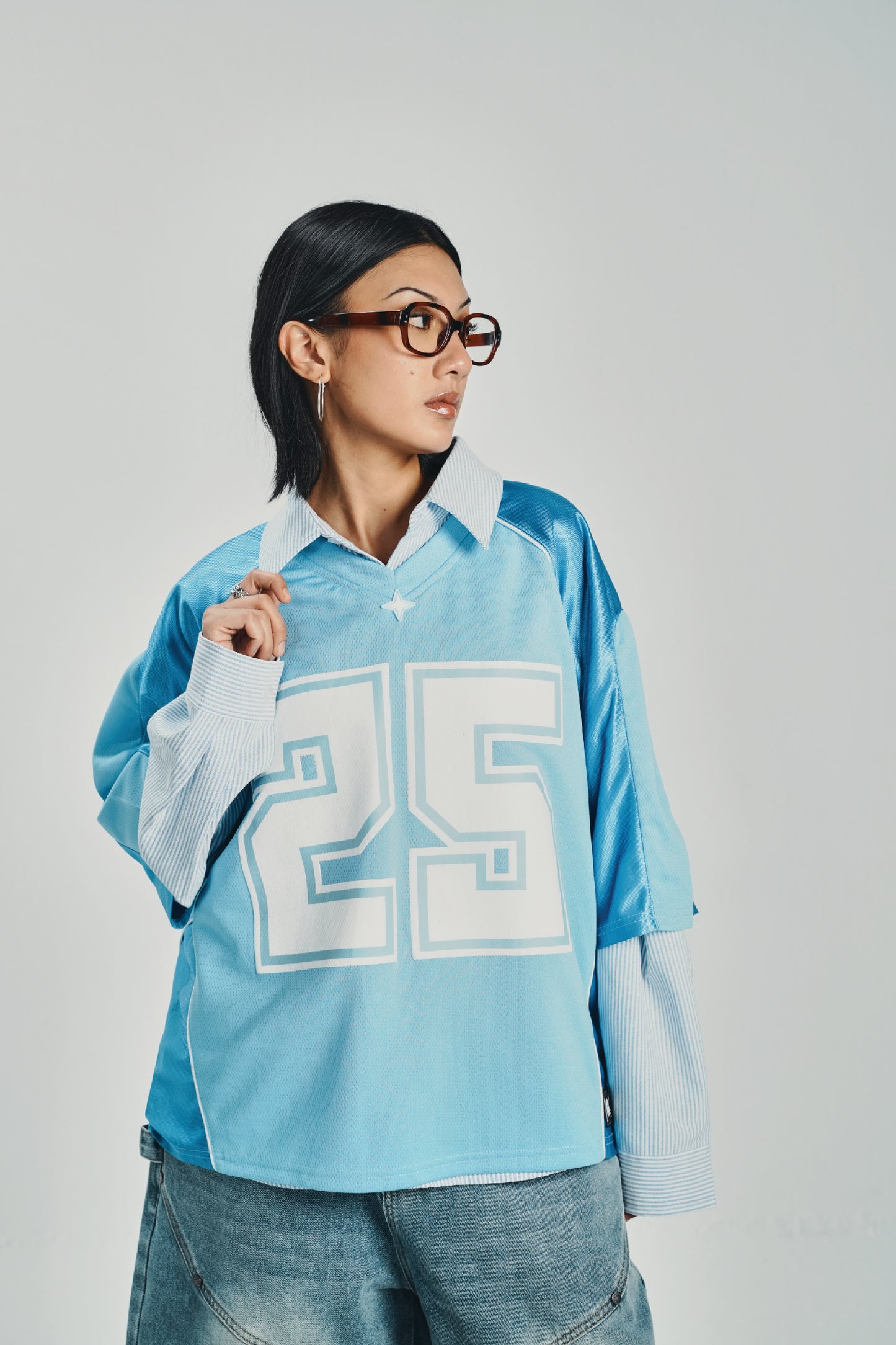 Summer Gamebreaker Soft Blue Mesh Jersey