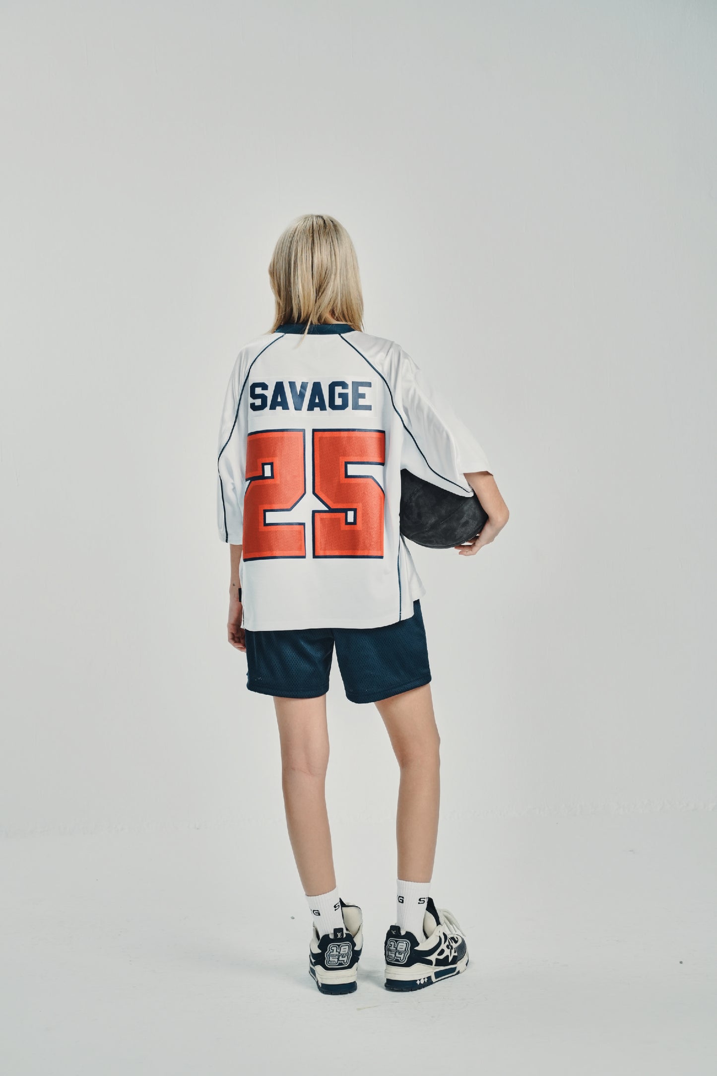 SVG Mesh NavyBlue Short