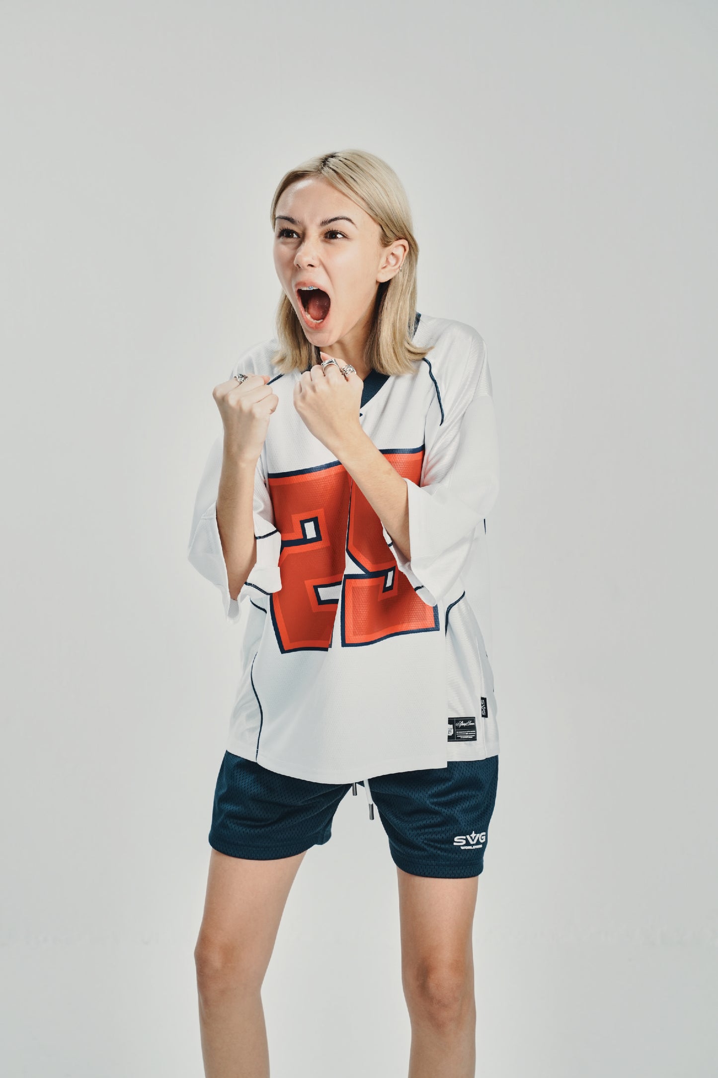 SVG Mesh NavyBlue Short