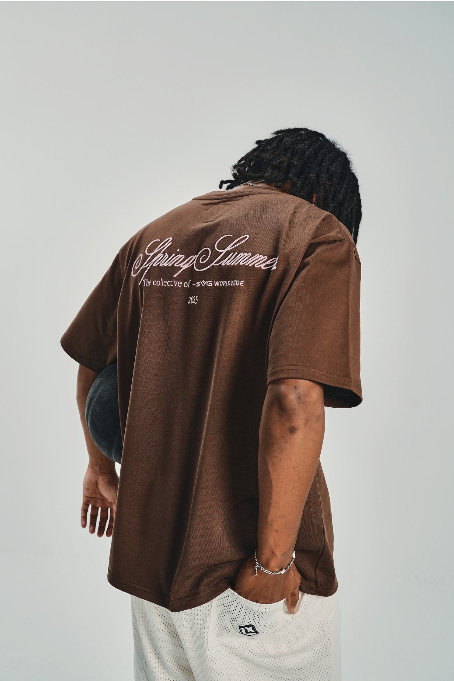 Spring Summer Brown 25 Cursive Tee