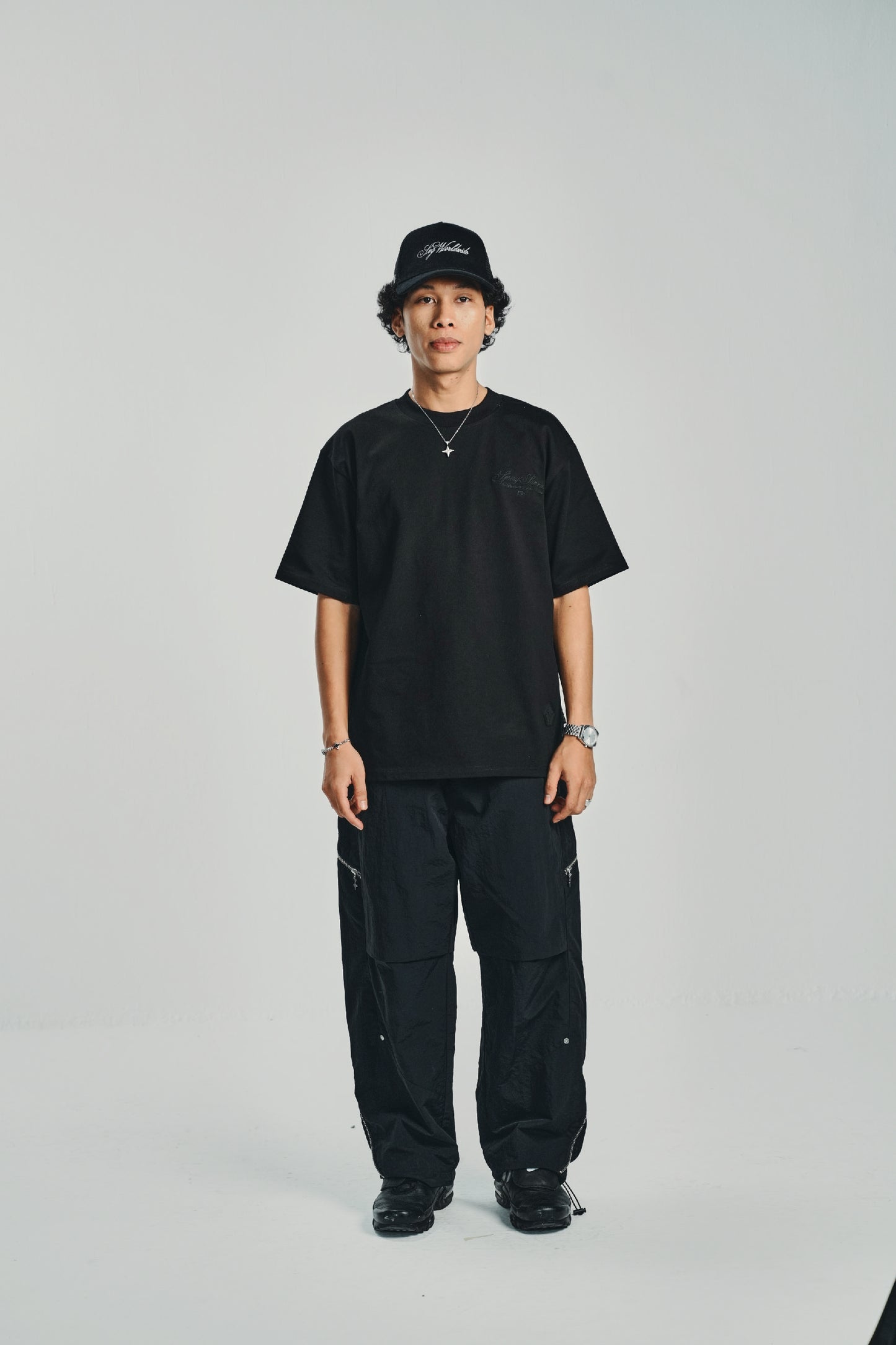Spring Summer Black 25 Cursive Tee