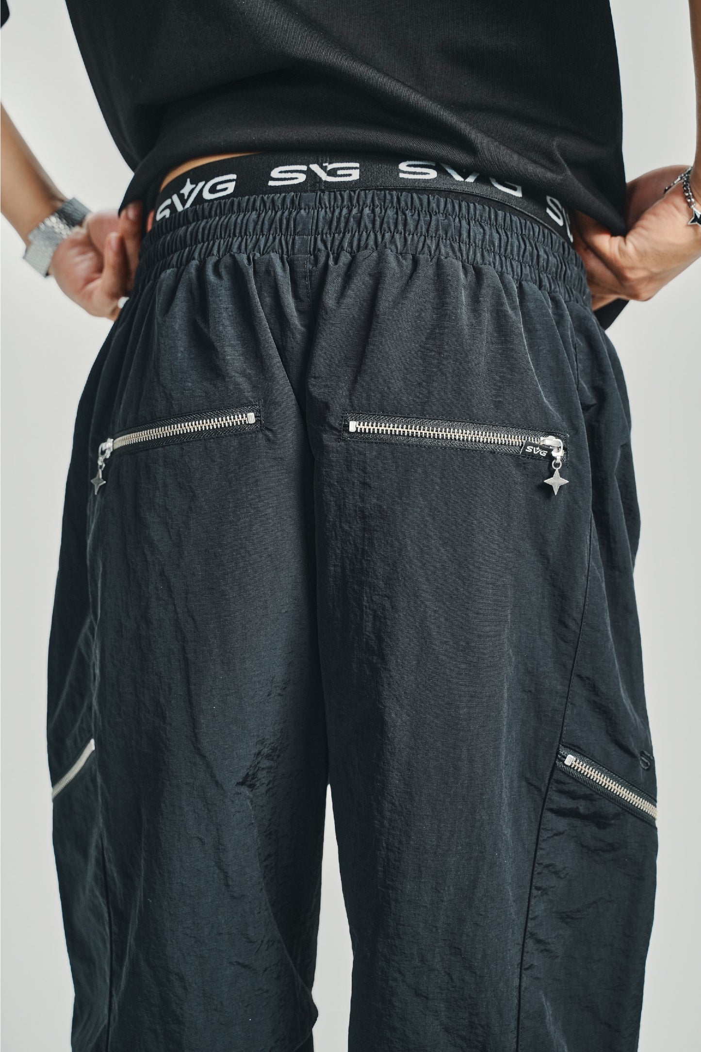 Parachute Black Pants