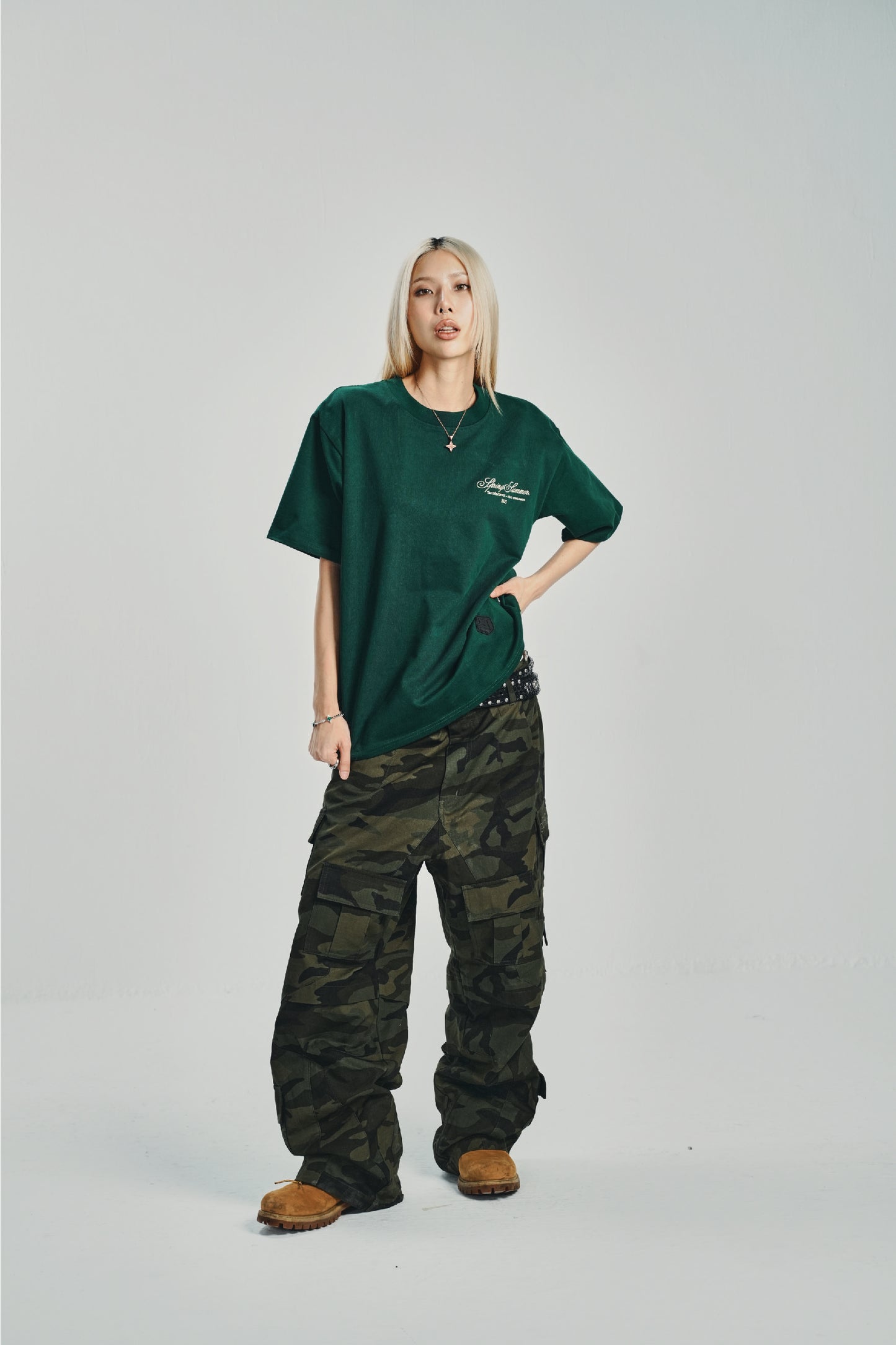 Spring Summer Green 25 Cursive Tee