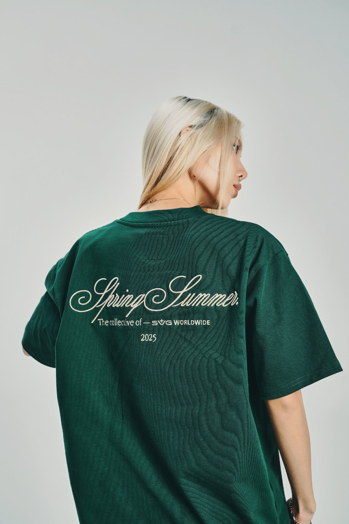 Spring Summer Green 25 Cursive Tee