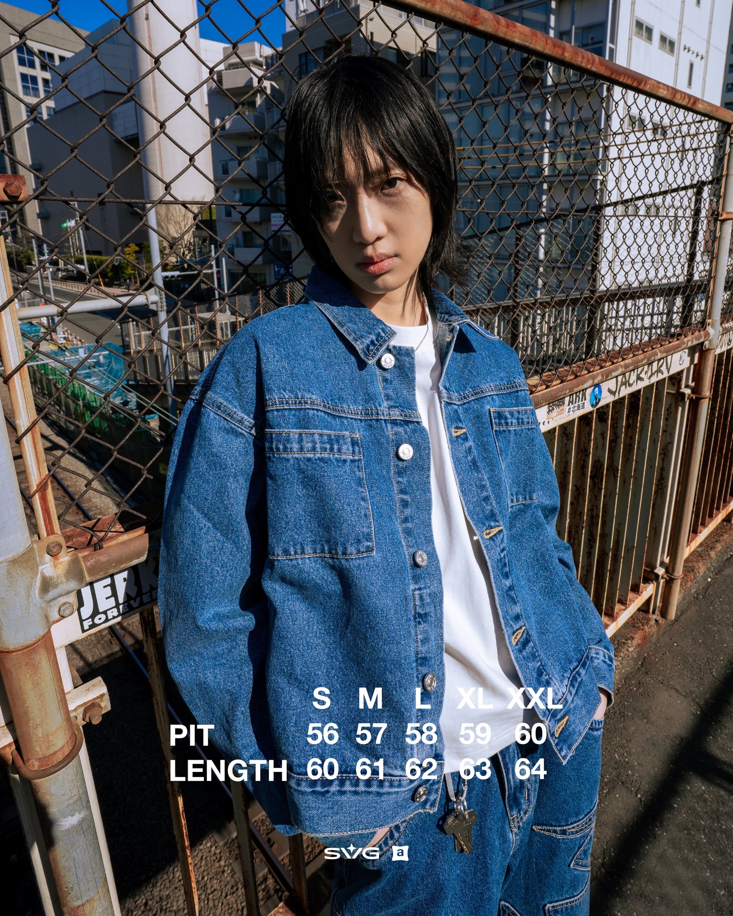 Crop Blue Denim Jacket