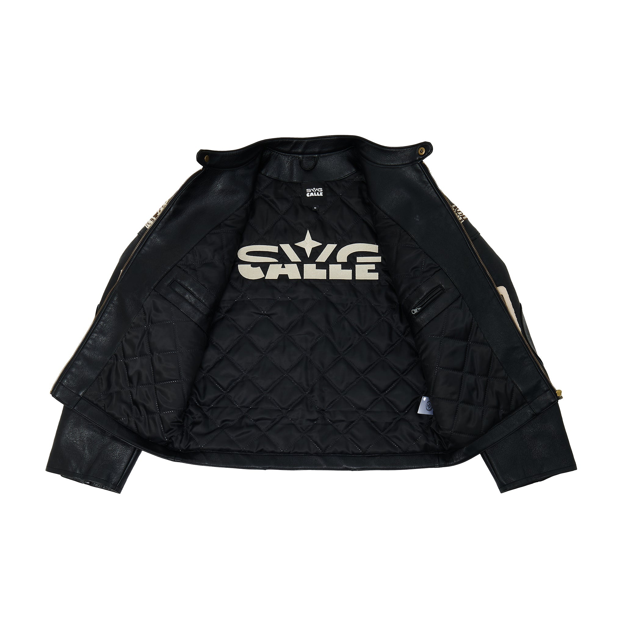 Leather Crop Racing Jacket Black – SVG Worldwide