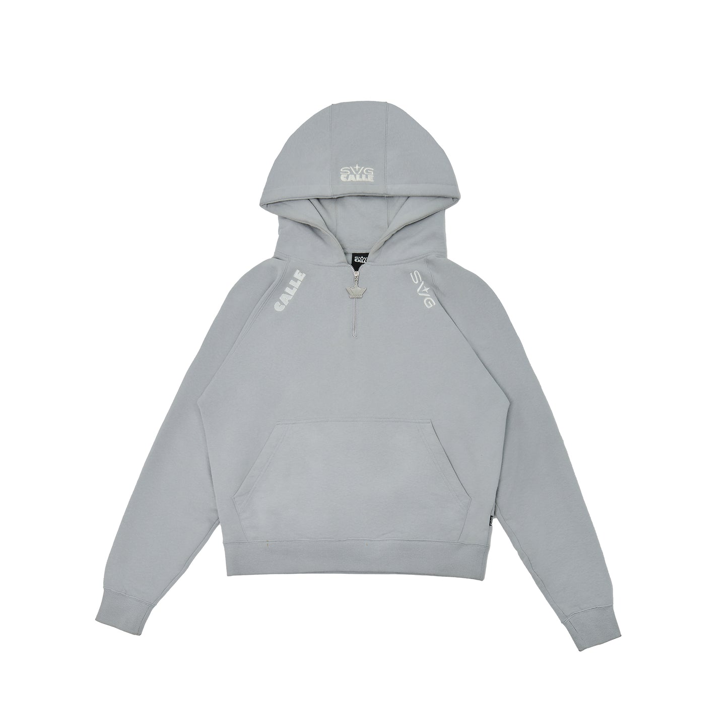 Halfzip Hoodie Set Grey