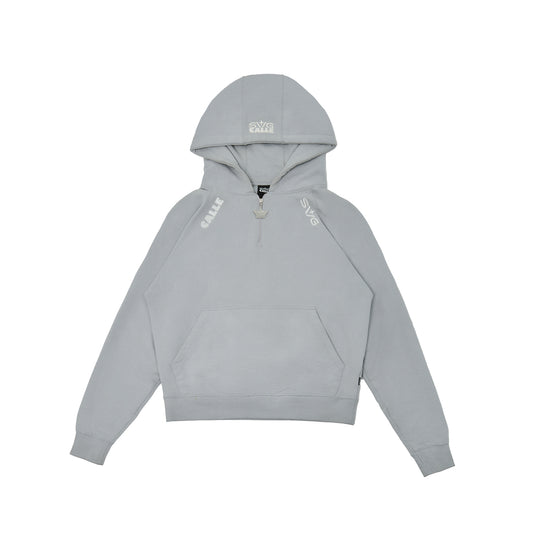 Halfzip Hoodie Set Grey