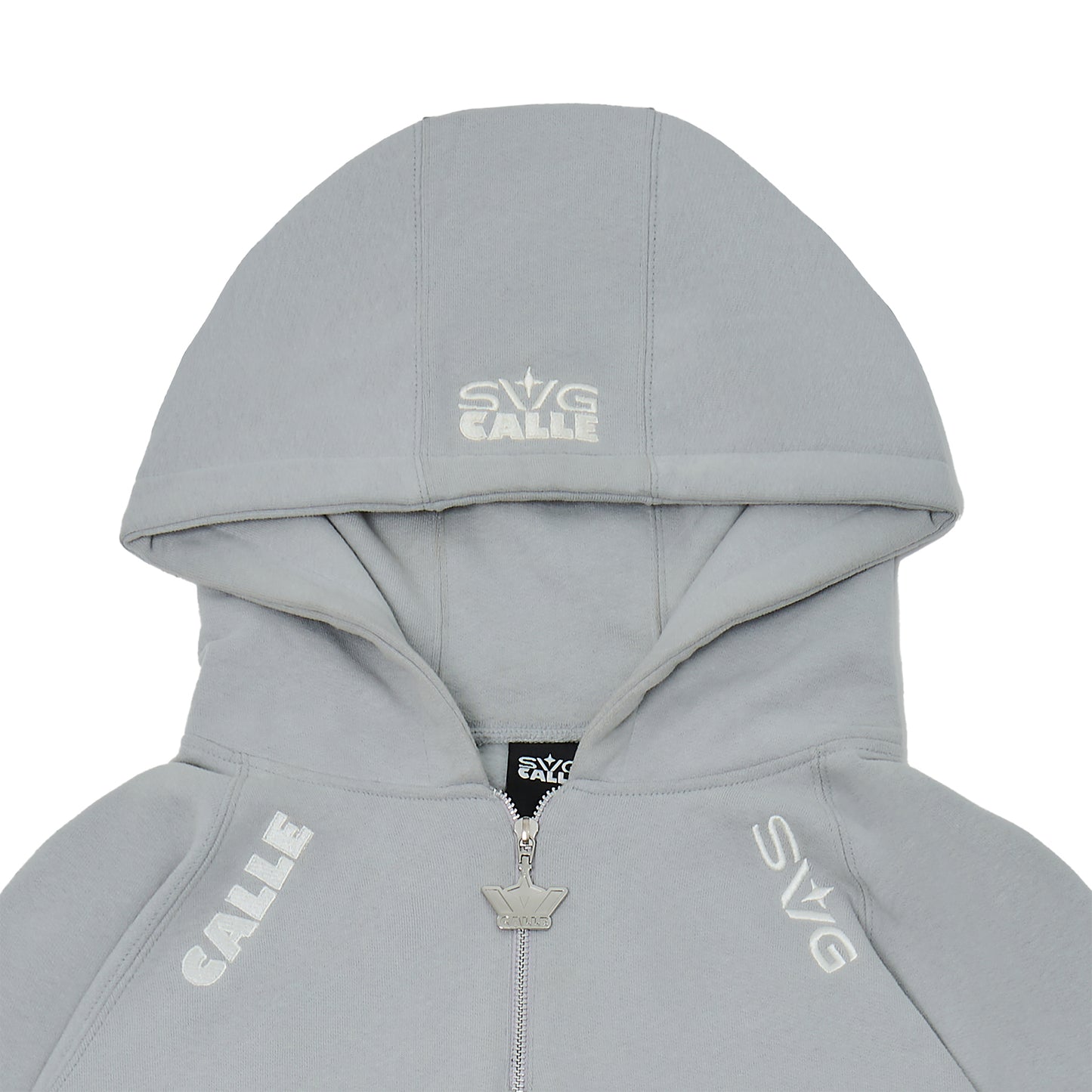 Halfzip Hoodie Set Grey