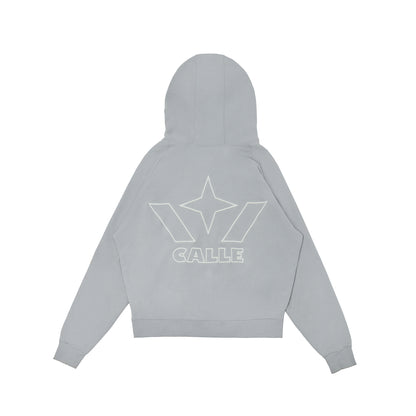 Halfzip Hoodie Set Grey