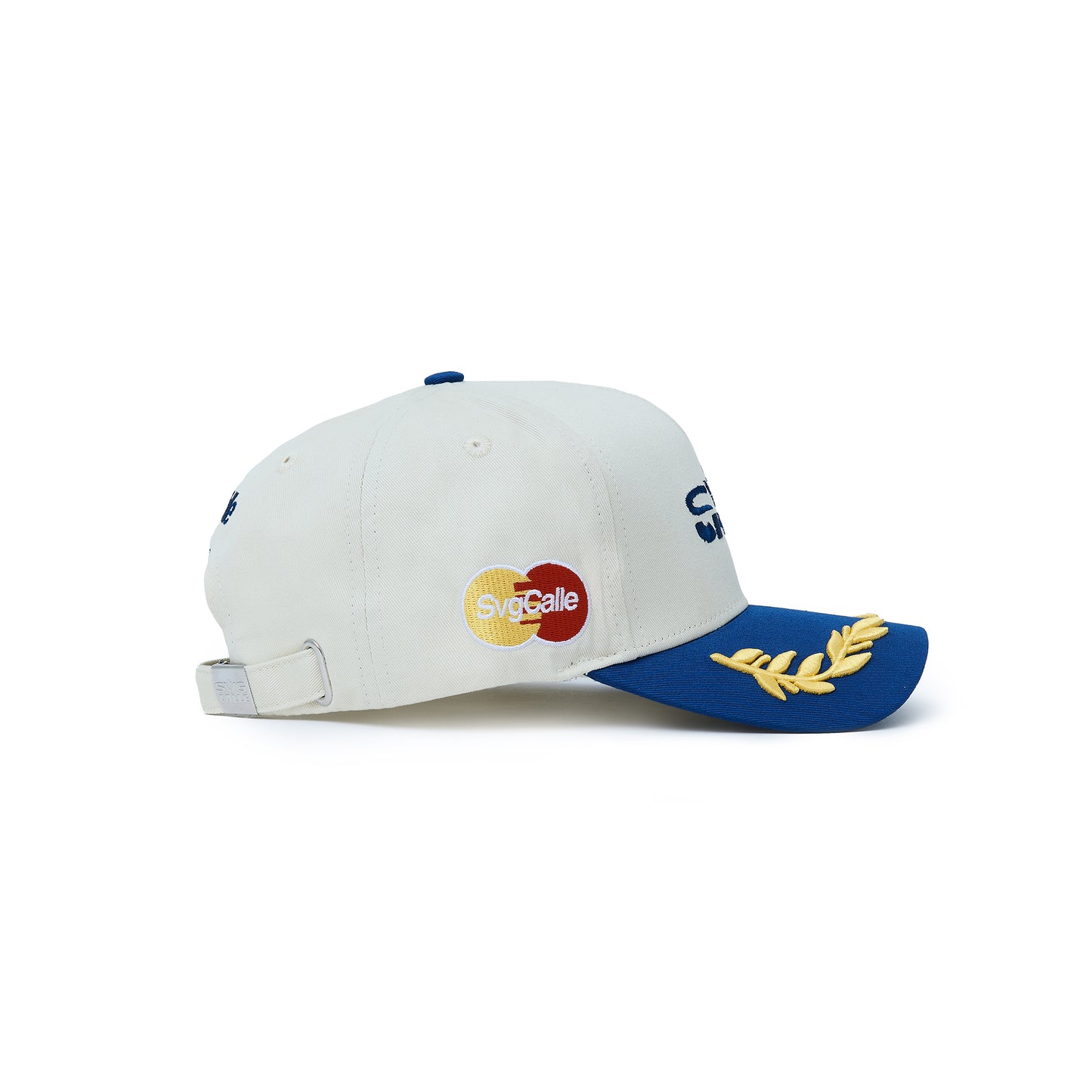 6-Panel Racing Cap Blue Cream