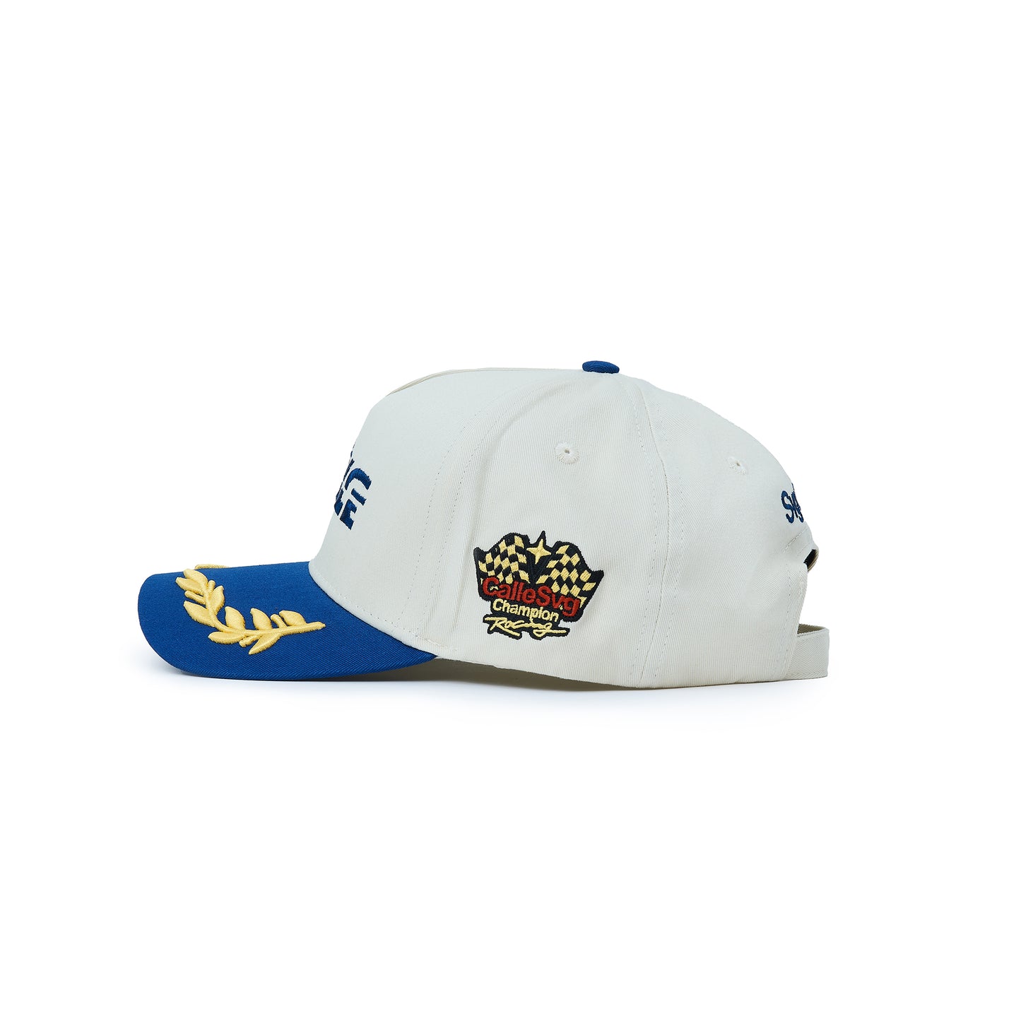 6-Panel Racing Cap Blue Cream