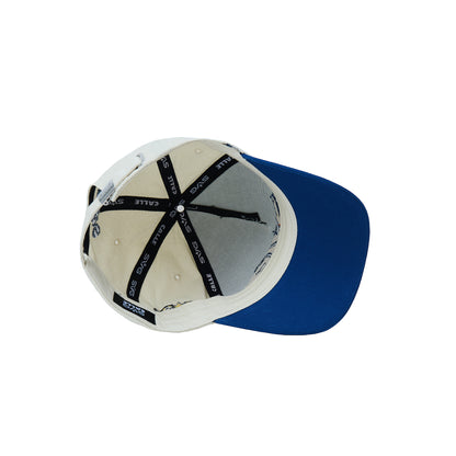 6-Panel Racing Cap Blue Cream