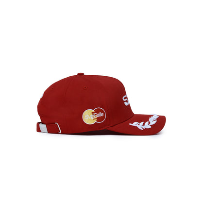6-Panel Racing Cap Red